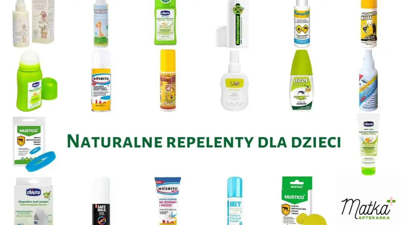 Naturalne repelenty co to jest? Kolekcja produktów chroniących przed komarami i kleszczami dla dzieci.